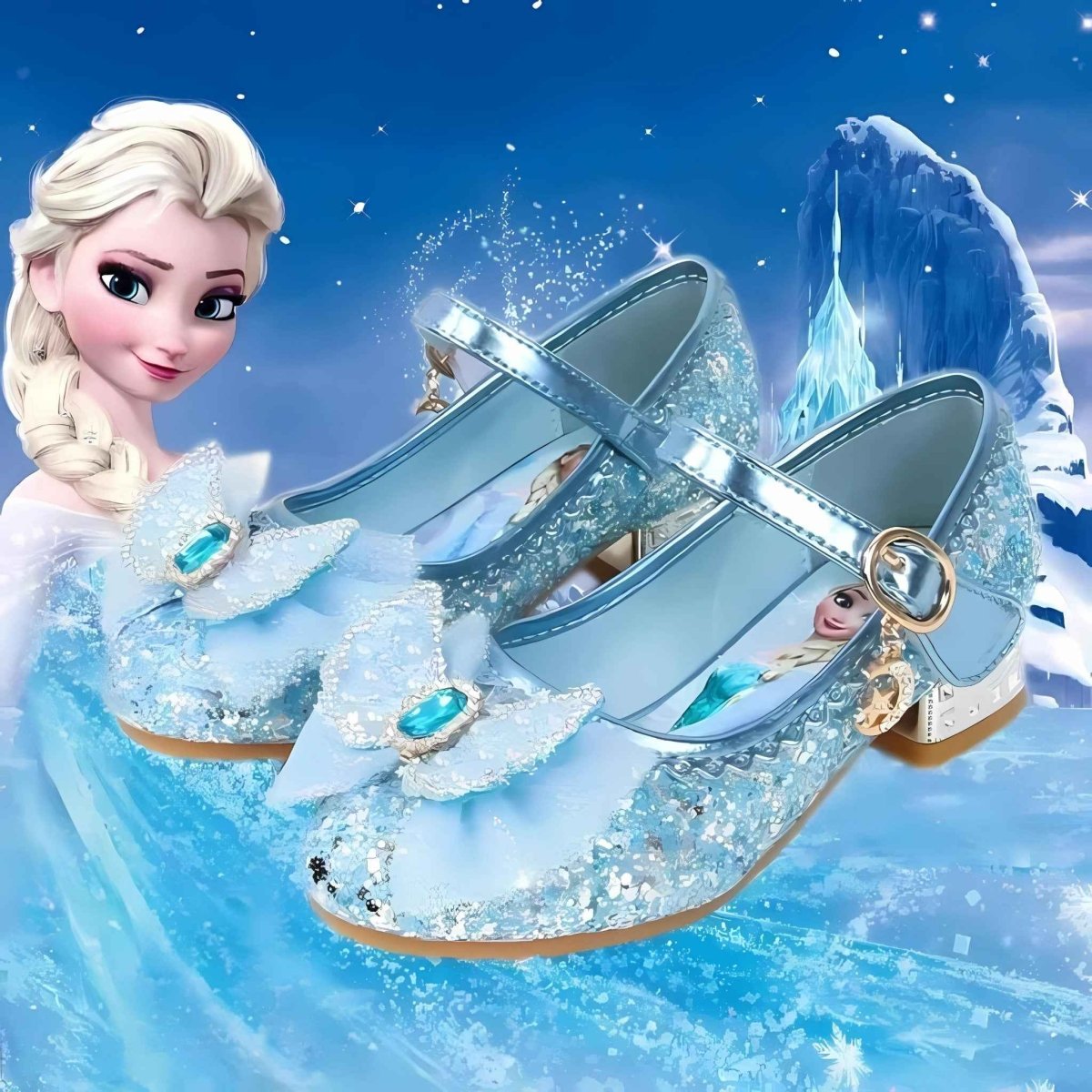 Frozen Sparkle heels
